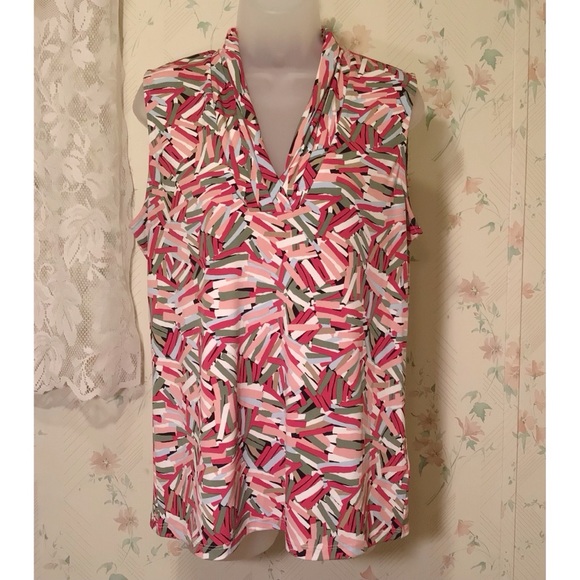 Anne Klein Colorful Tank Top - Picture 1 of 3